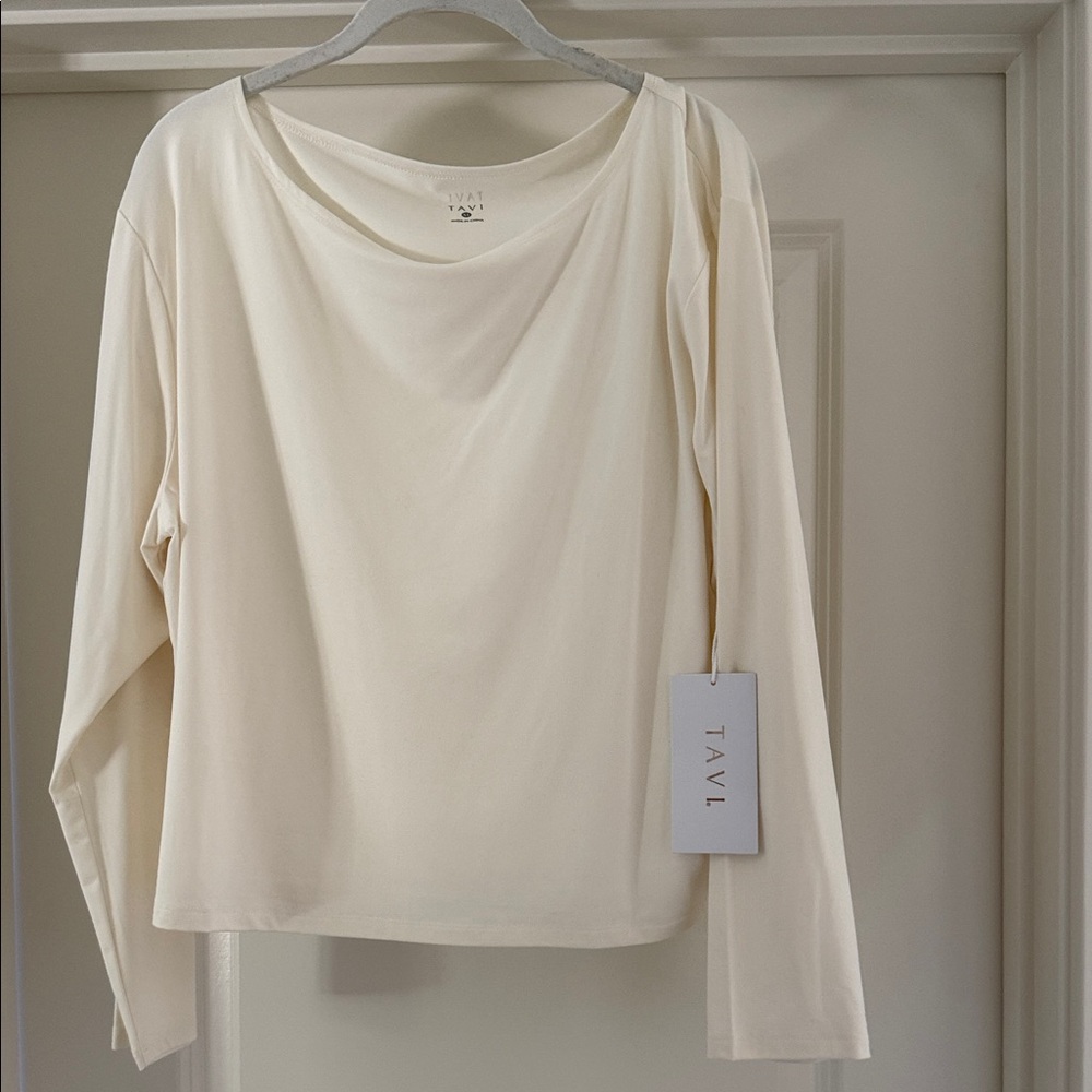 Tavi Brushed Tec Knit LS Top